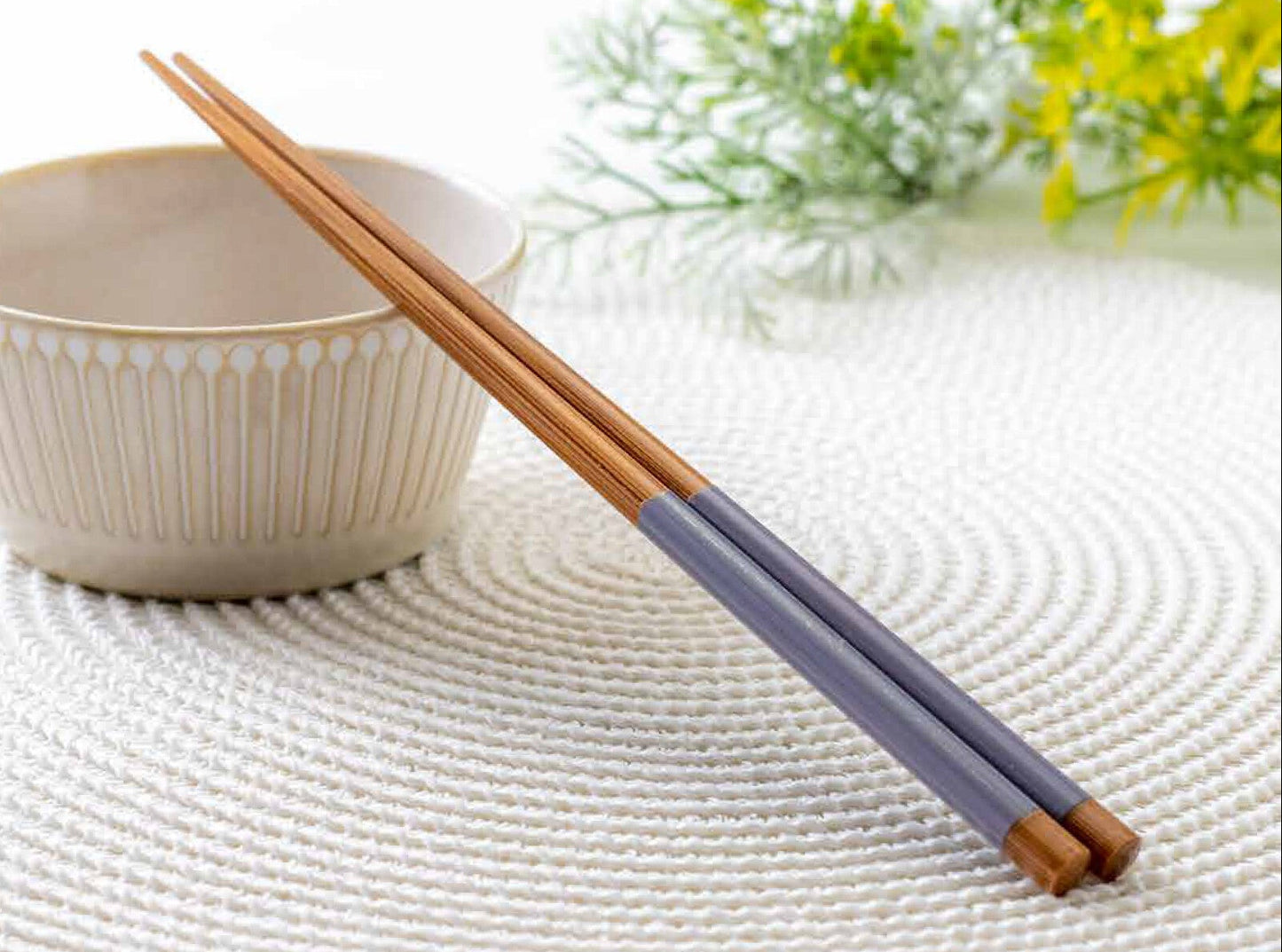 Sunlife Stripes Grey Japanese Chopsticks 23cm