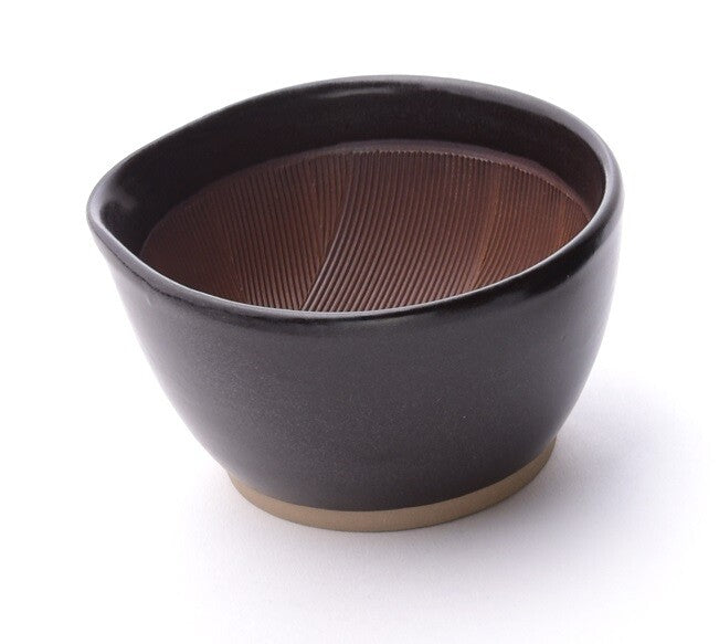 Motoshige Japanese Suribachi Black Mortar & Pestle Set 11cm