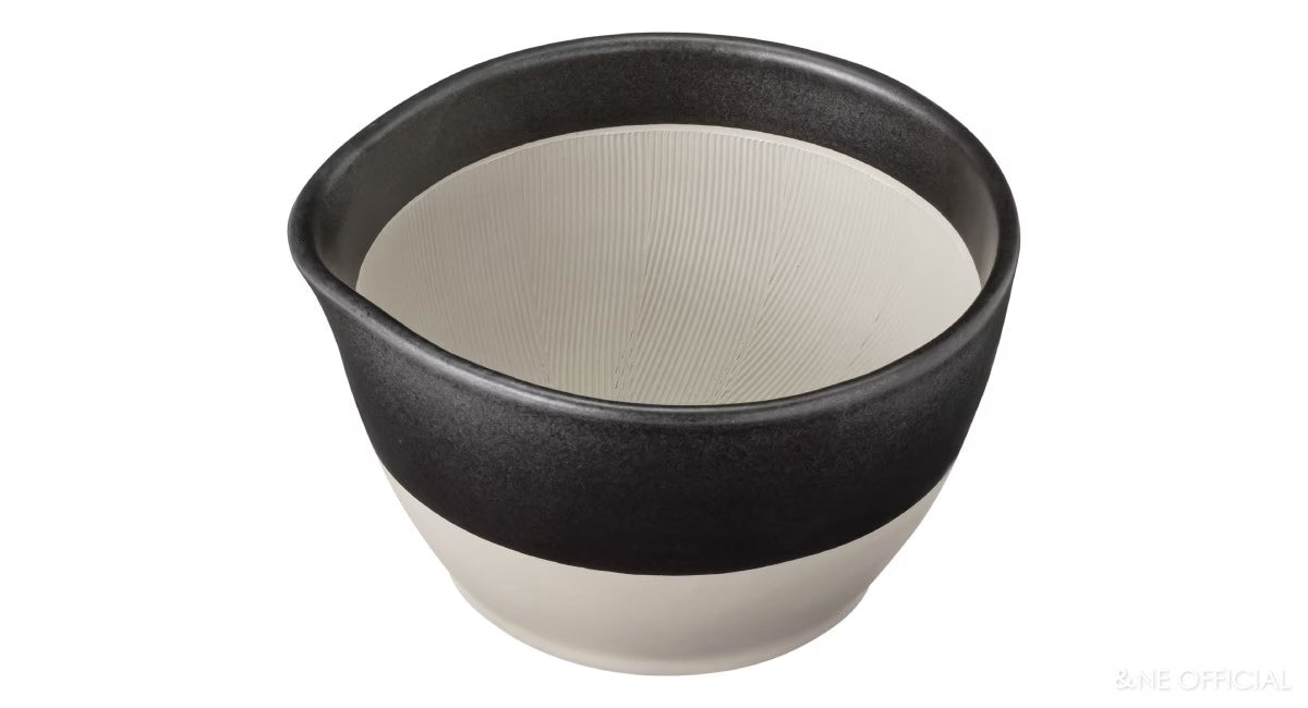 Motoshige Japanese Suribachi Black Mortar & Pestle Set 14.5cm