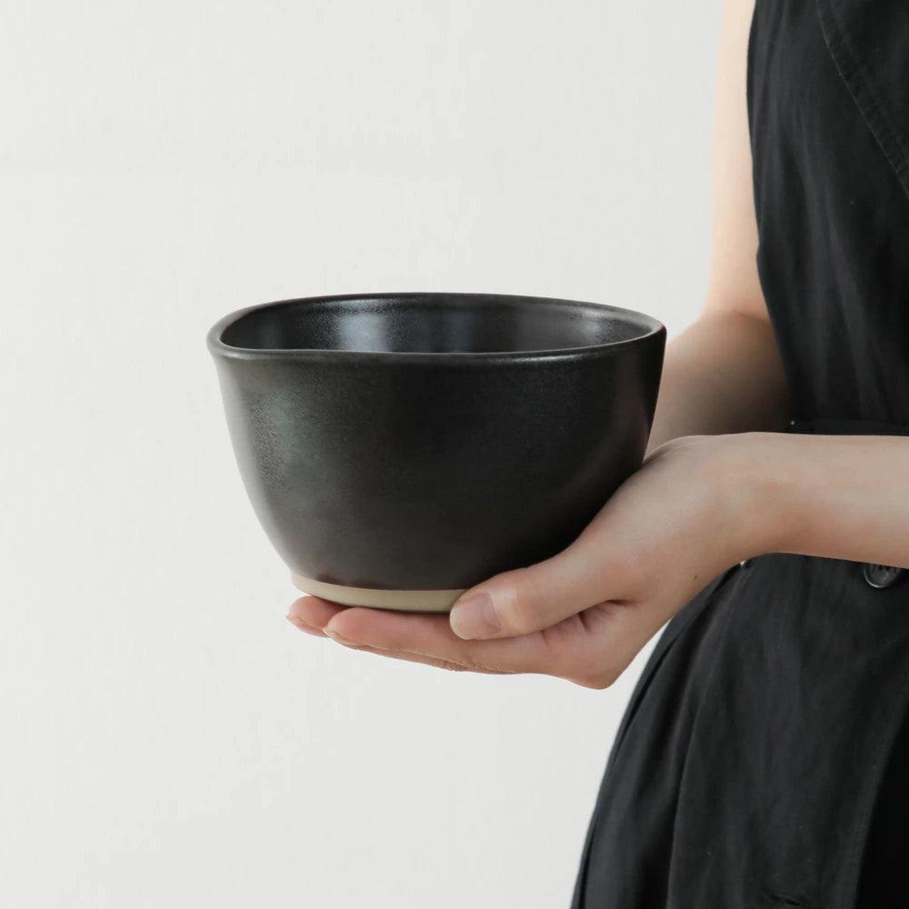 Motoshige Japanese Suribachi Black Mortar & Pestle Set 14.5cm