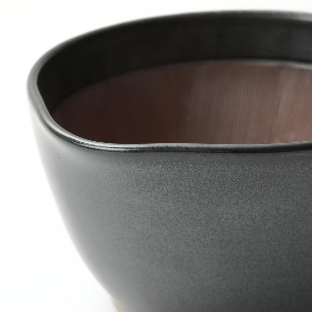 Motoshige Japanese Suribachi Black Mortar & Pestle Set 18cm