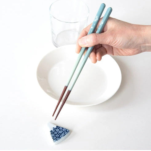 Mt. Fuji & Sakura Couple Chopstick Gift Set with Chopstick Rests