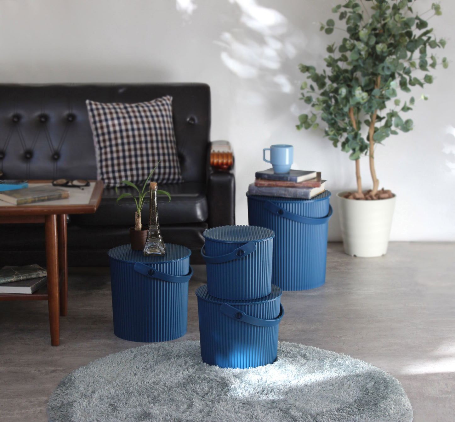 Hachiman Omnioutil S Storage Bucket 8L - Navy Blue