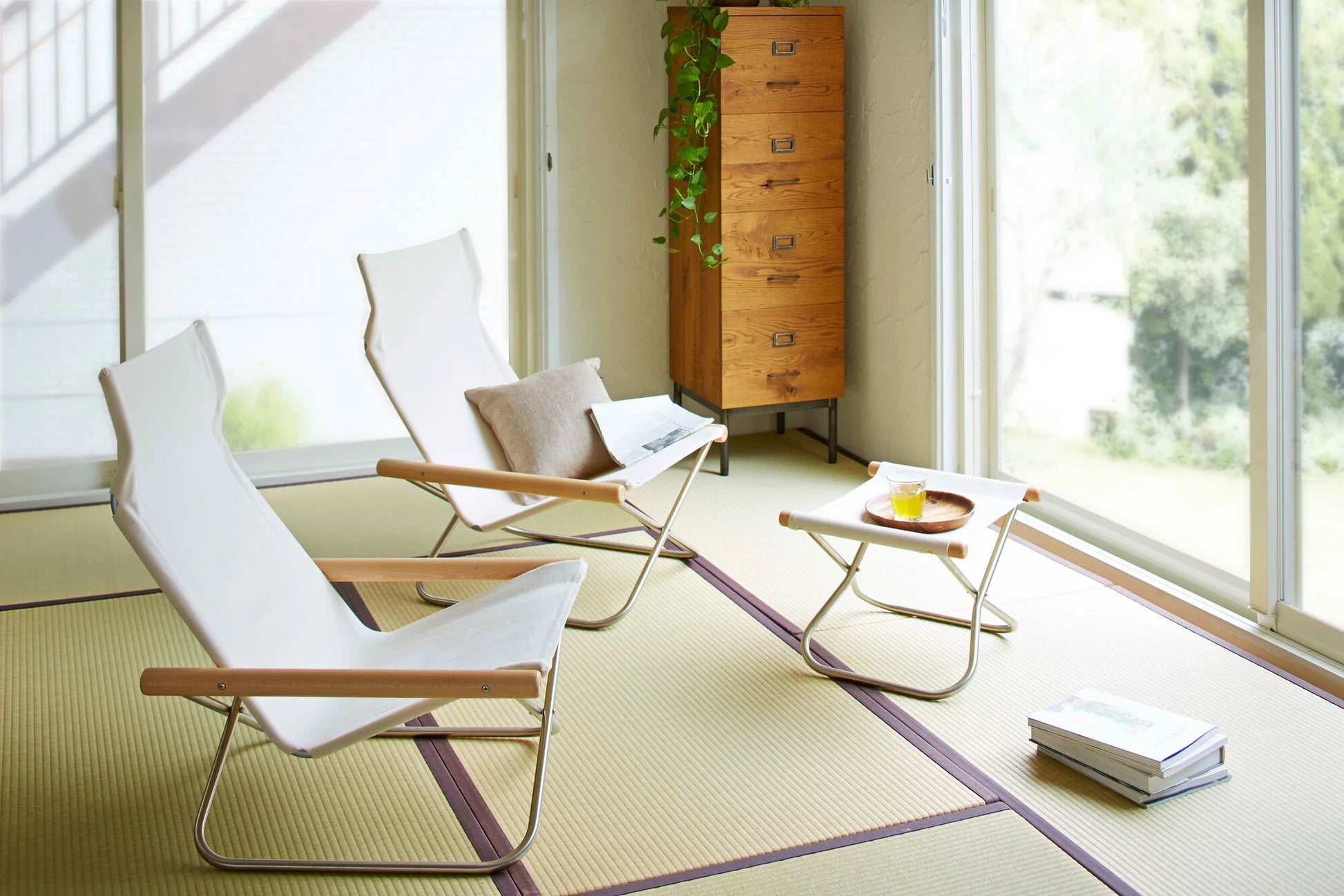 Nychair X Japanese Ottoman - Natural Camel – Made In Japan UK Nychair X Japanese Ottoman - Natural Camel – Made In Japan UK