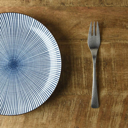 Nagomi Hammered Dessert Fork 19cm