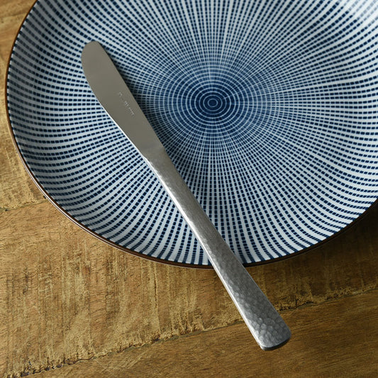 Nagomi Hammered Dessert Knife 21.5cm