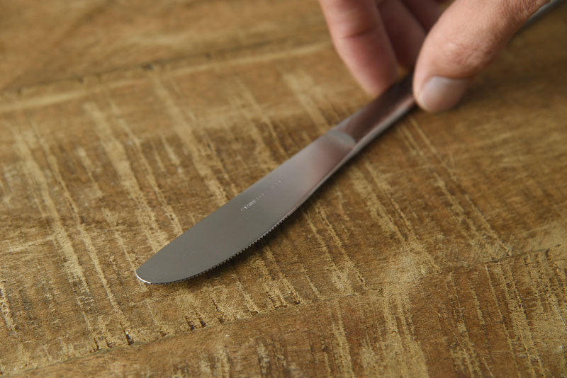Nagomi Hammered Finish Dessert Knife 21.5cm