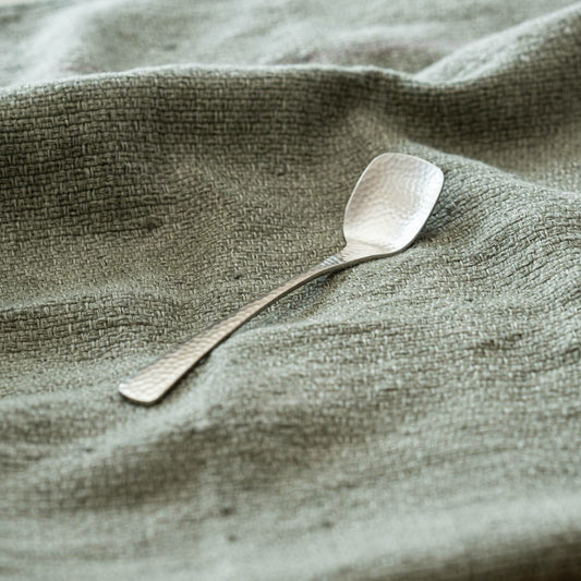Nagomi Hammered Finish Chawanmushi Spoon 13.5cm