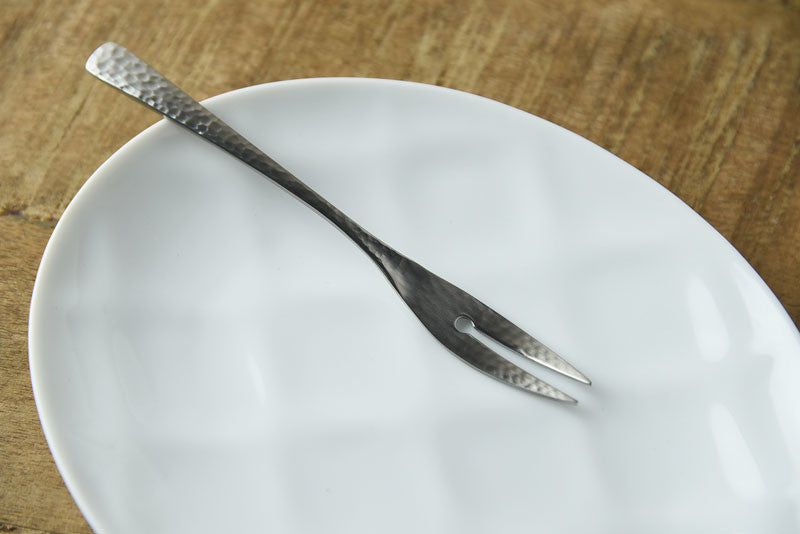 Nagomi Hammered Finish Japanese Dessert Fork 12.5cm