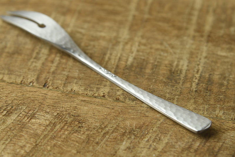 Nagomi Hammered Finish Japanese Dessert Fork 12.5cm