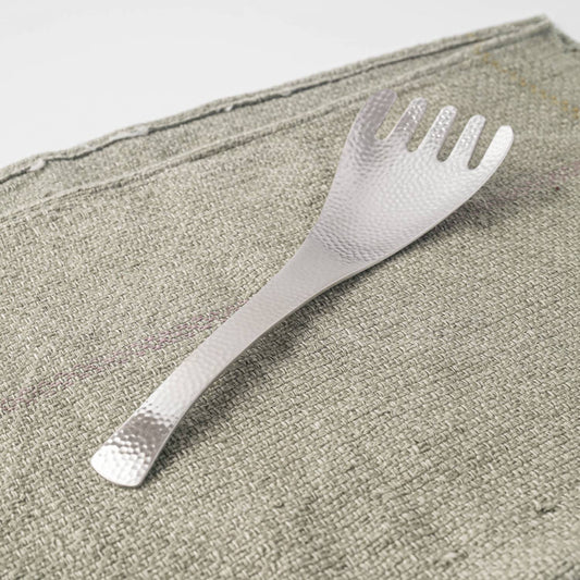 Nagomi Hammered Square Serving Fork 20cm