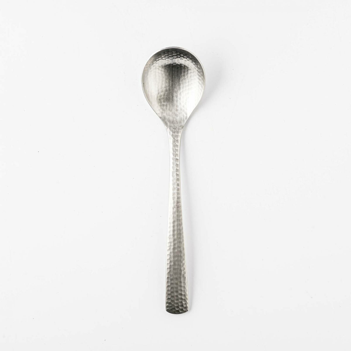 Nagomi Hammered Stainless Steel Porridge Spoon 17cm