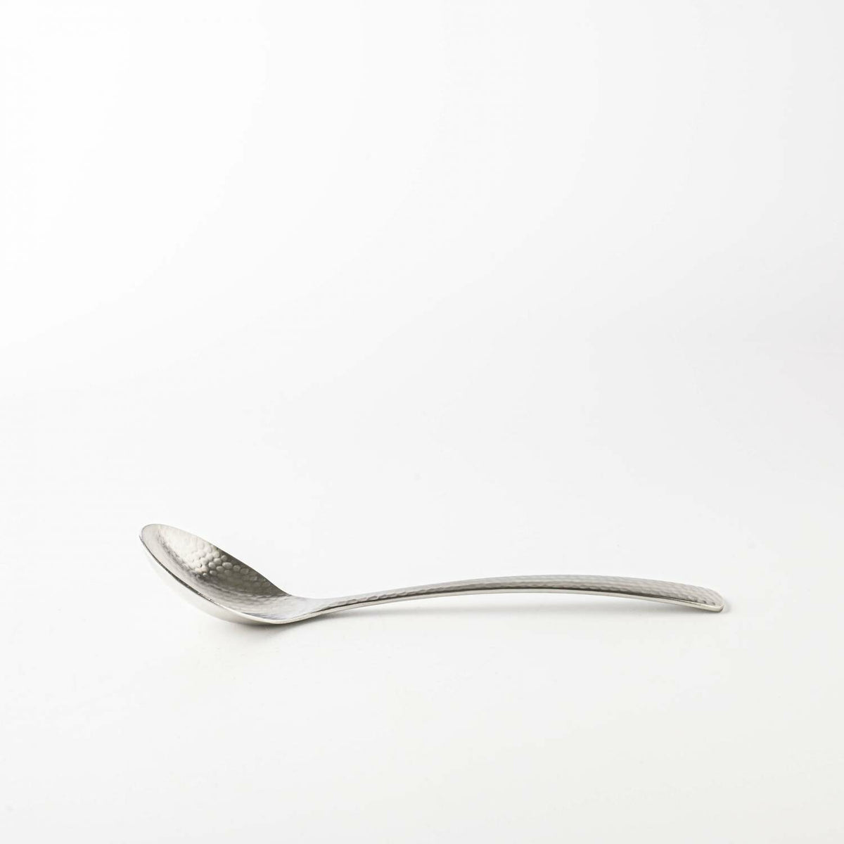 Nagomi Hammered Stainless Steel Porridge Spoon 17cm
