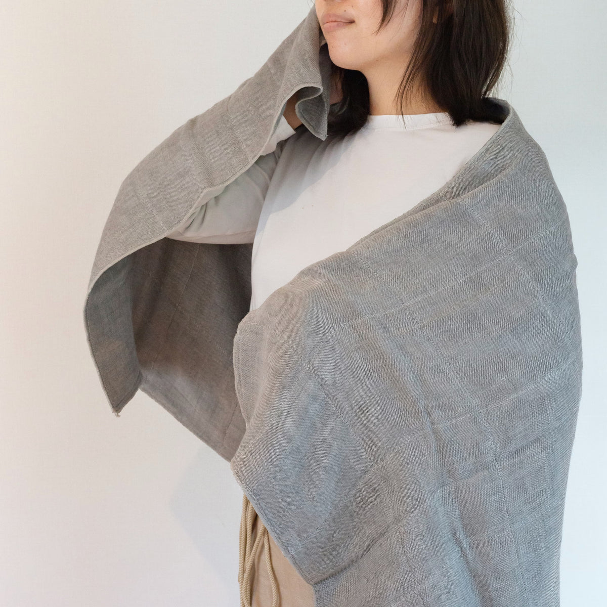 Natural Bath Towel - Binchotan Charcoal