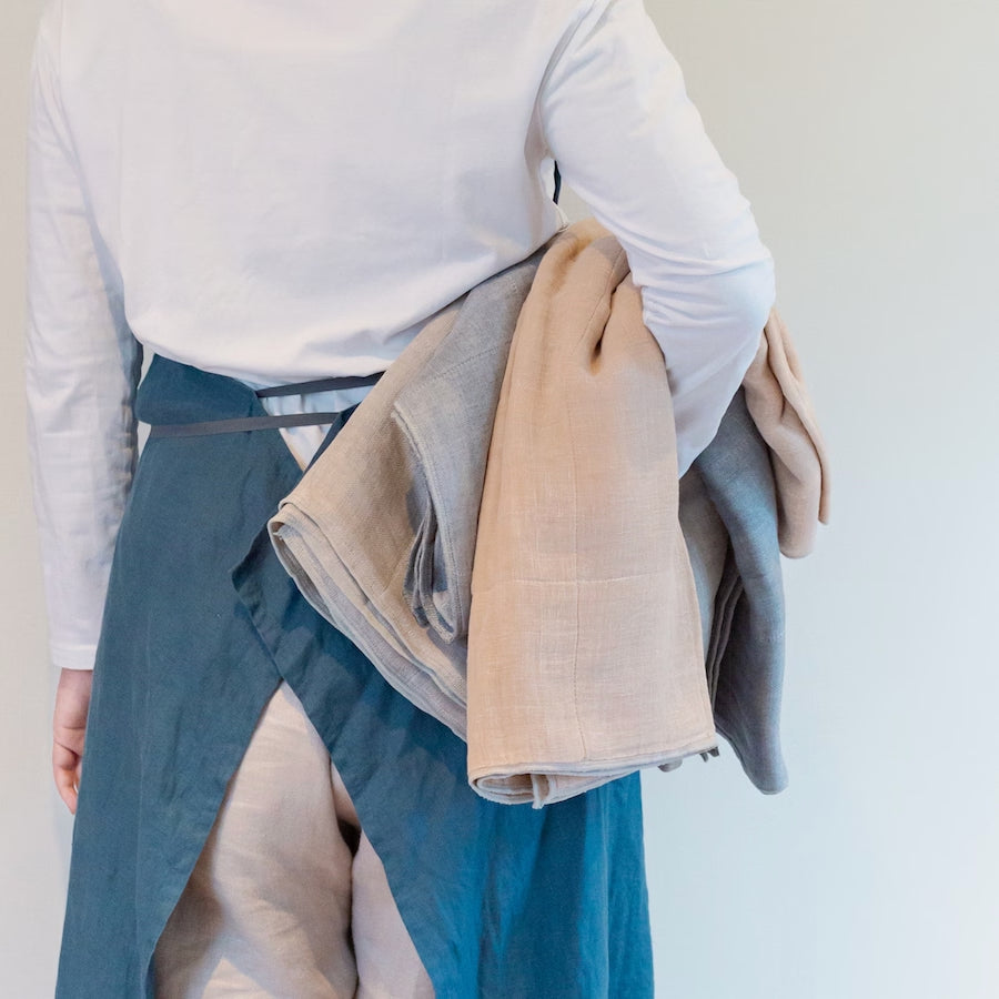 Natural Bath Towel - Binchotan Charcoal