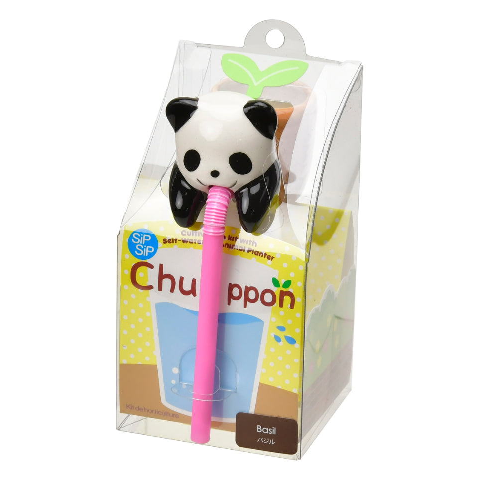 Noted Chuppon Plant Growing Kit - Panda (Sweet Basil)