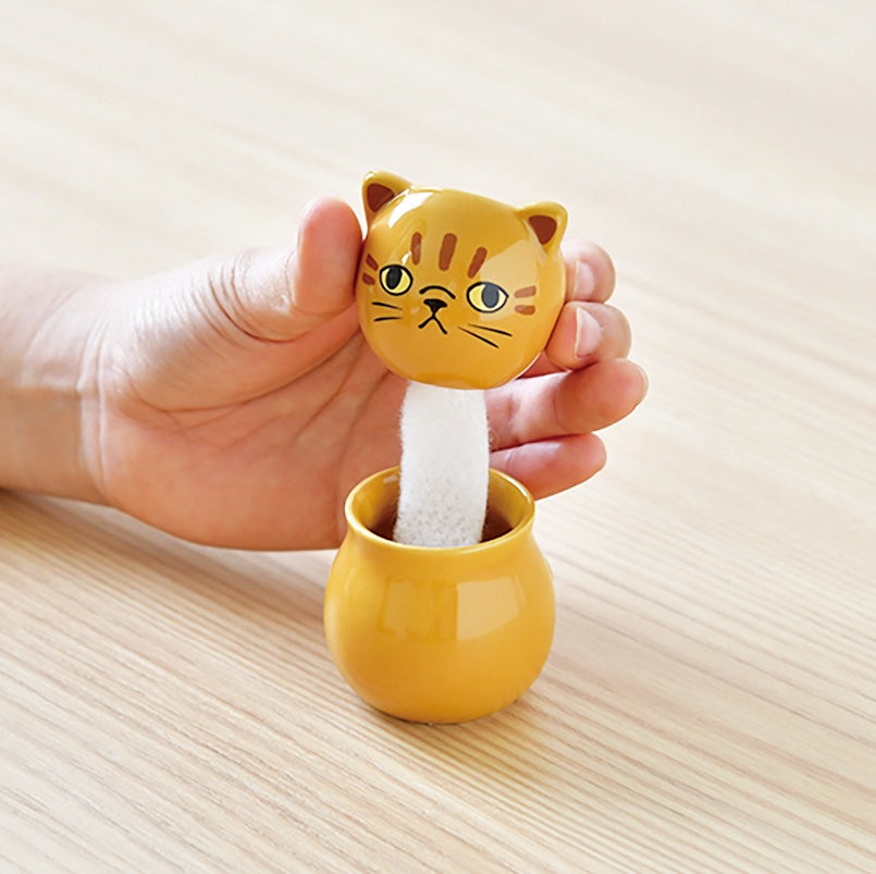 Noted Corocoro Cats Plant Growing Kit - Tabby Cat (Peppermint)