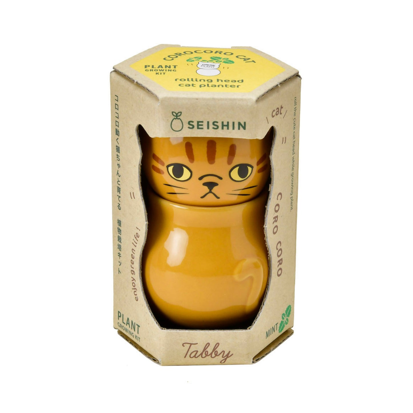 Noted Corocoro Cats Plant Growing Kit - Tabby Cat (Peppermint)