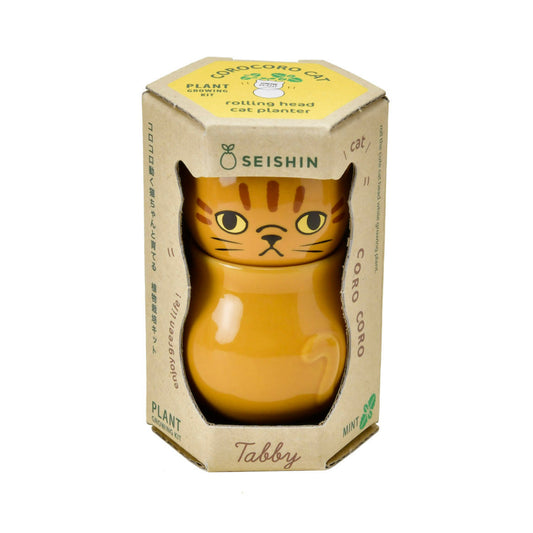 Noted Corocoro Cats Plant Growing Kit - Tabby Cat (Peppermint)