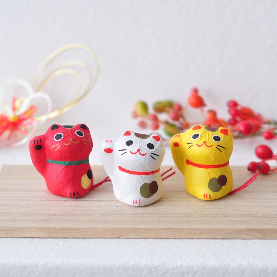 Noted Flowering Fortune Seed Paper Token - White Cat