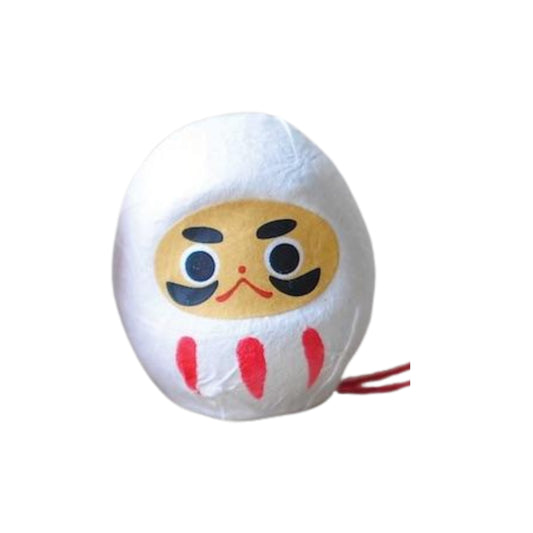 Noted Flowering Fortune Seed Paper Token - White Daruma