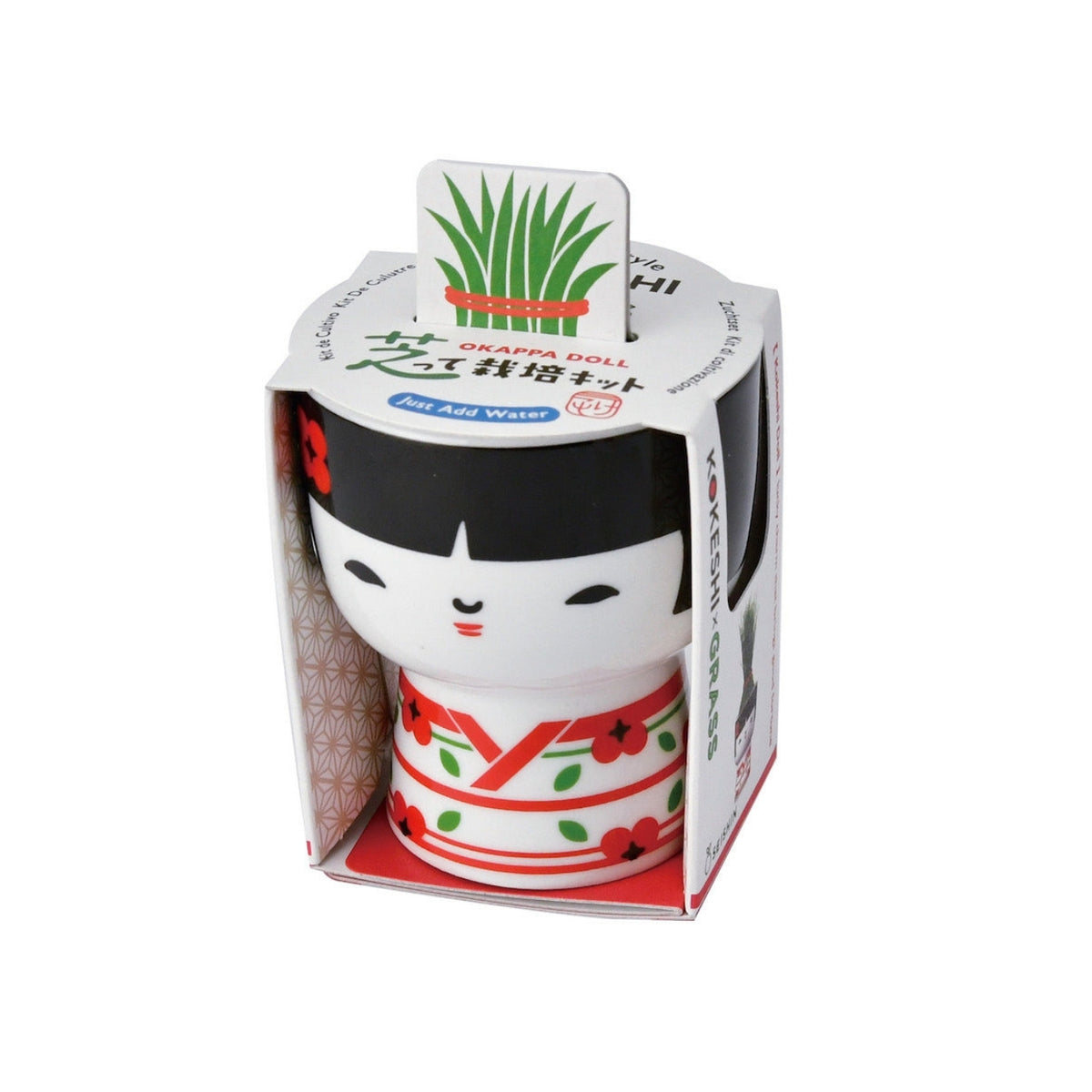 Noted Kokeshi Dolls Plant Growing Kit - Okappa Doll