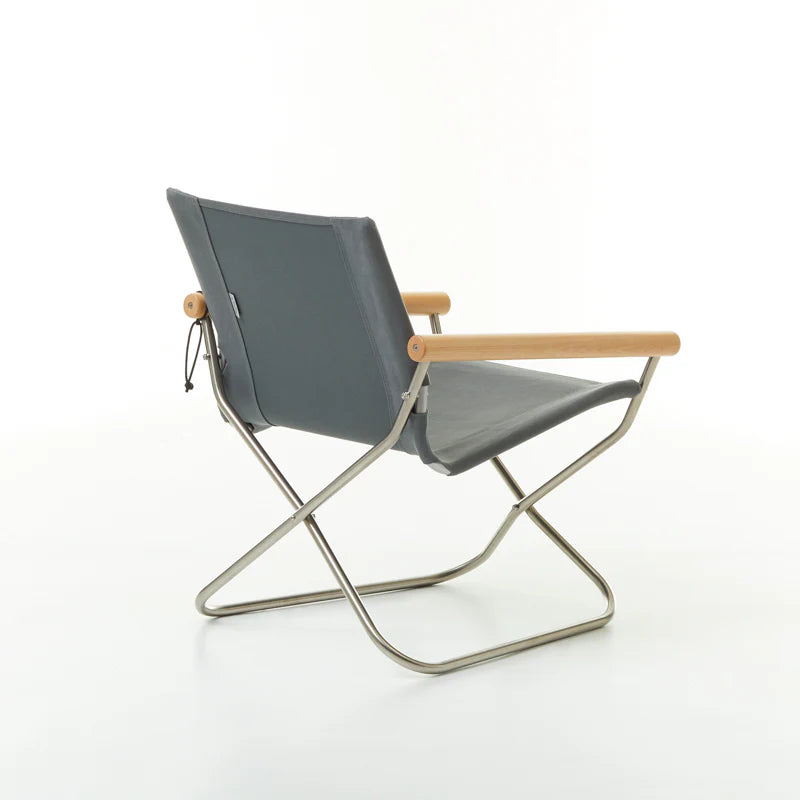 Nychair X 80 Japanese Folding Lounge Chair - Natural Grey