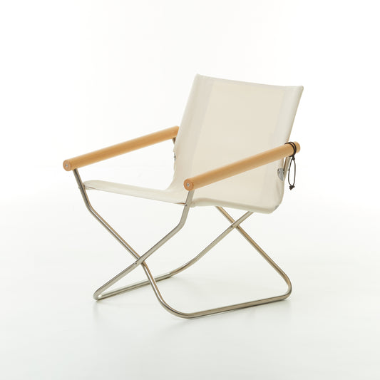 Nychair X 80 Japanese Folding Lounge Chair - Natural White