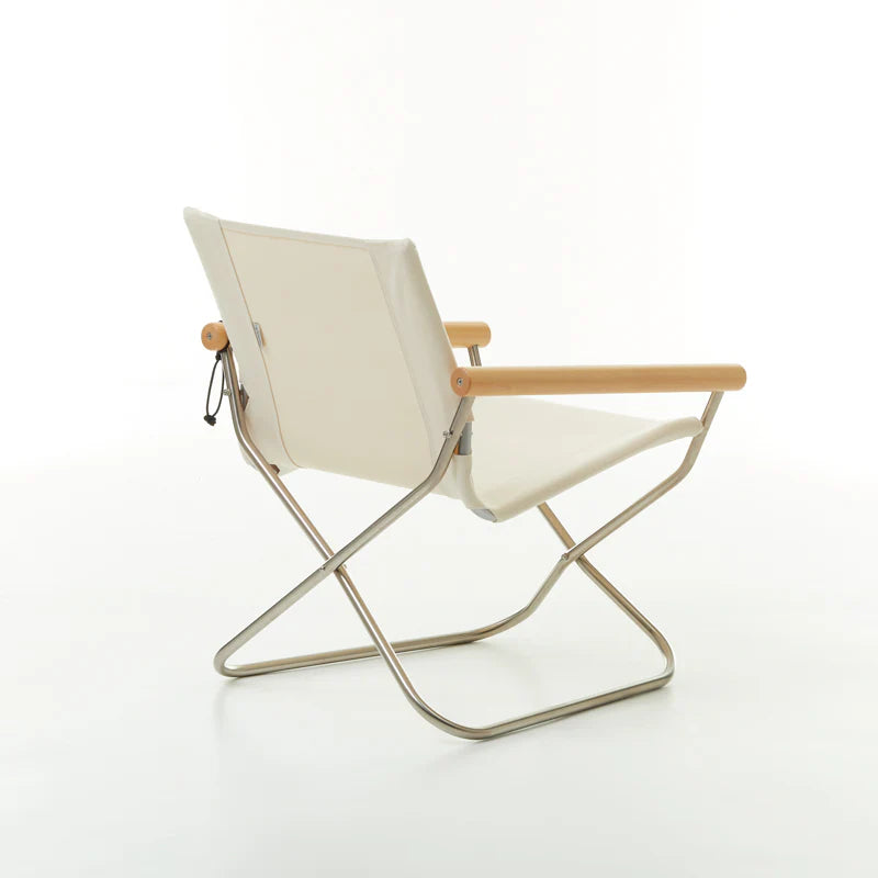 Nychair X 80 Japanese Folding Lounge Chair - Natural White