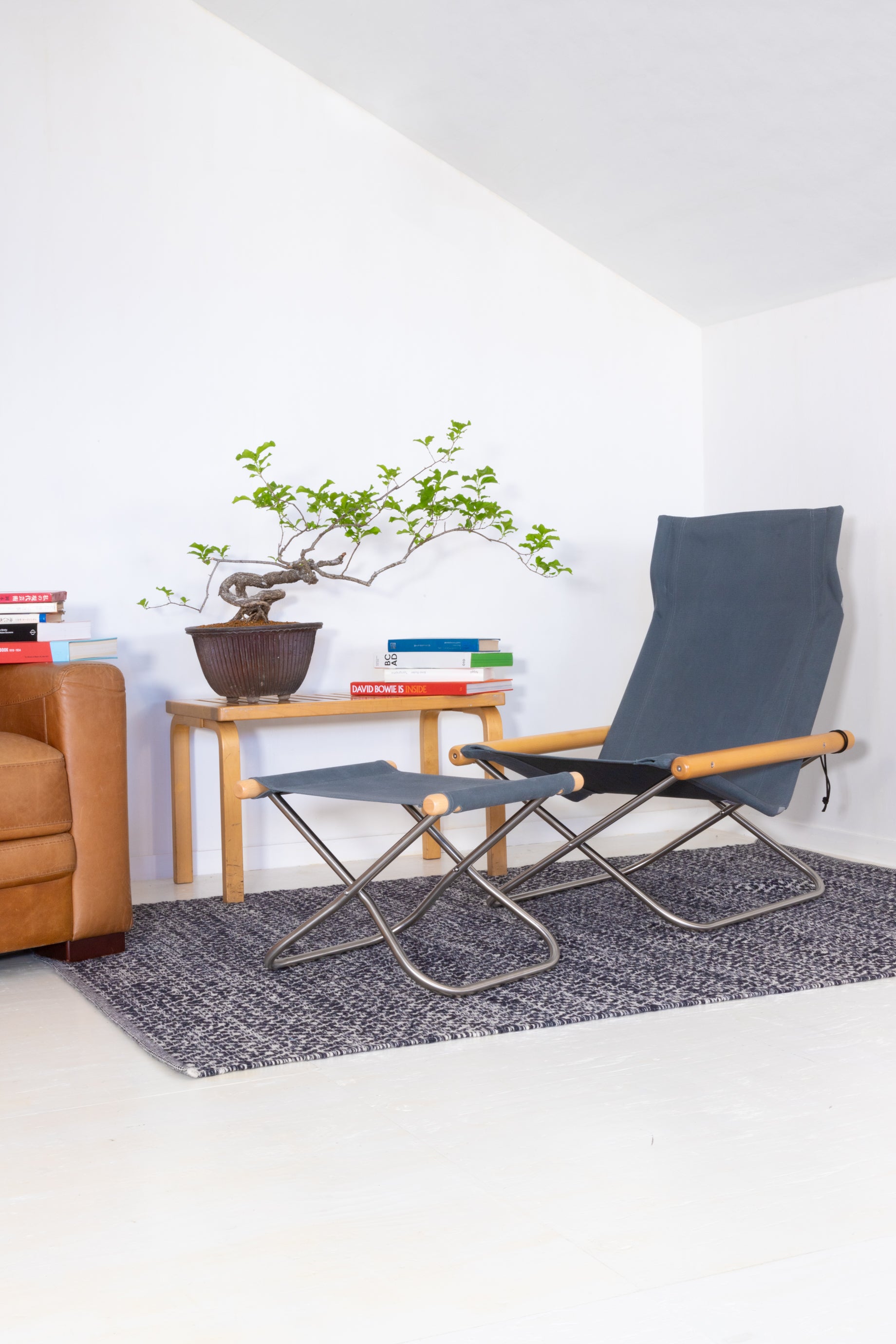 Nychair X Japanese Ottoman - Natural Grey – Made In Japan UK