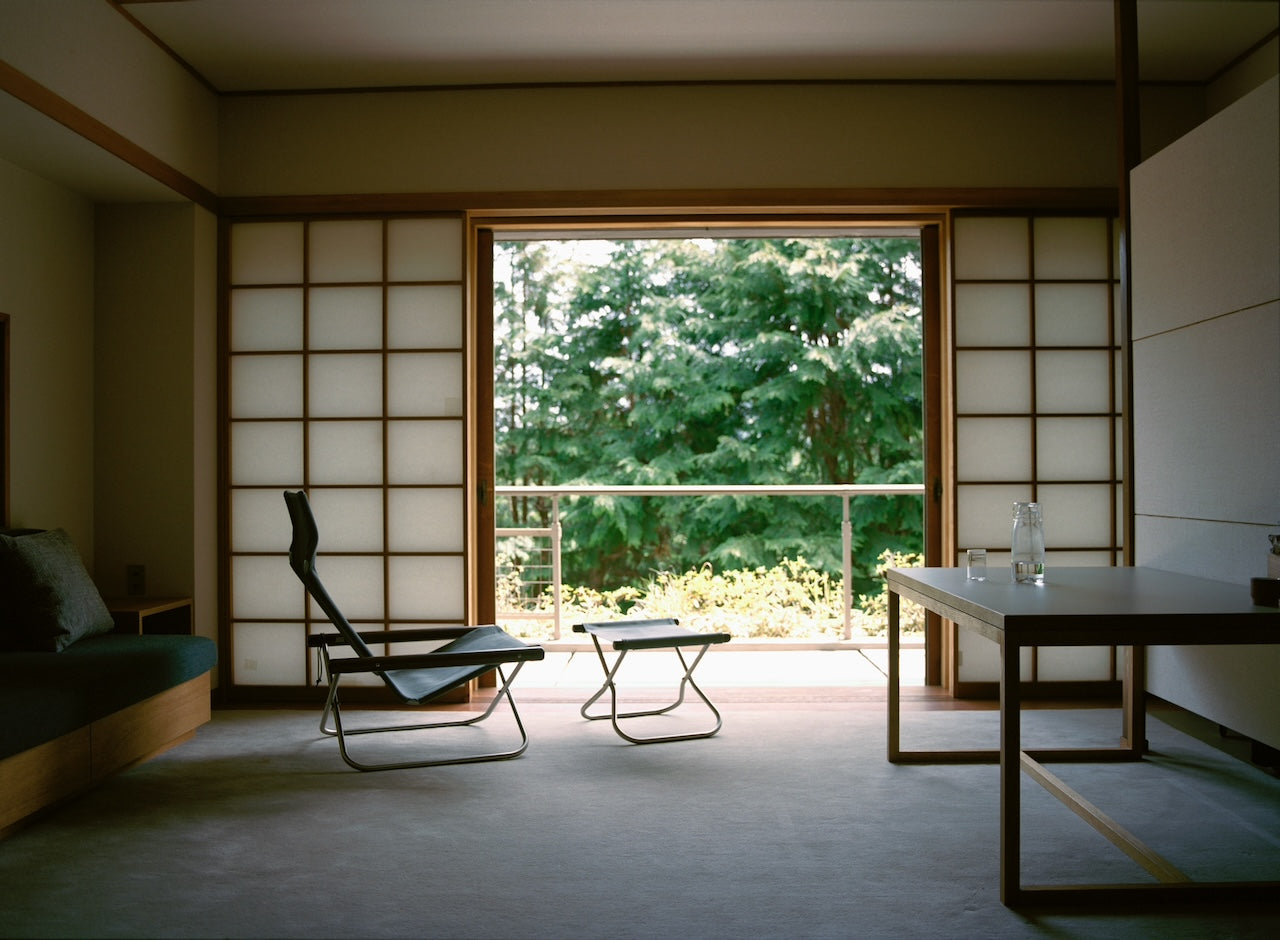 Nychair X Japanese Ottoman - Natural Grey – Made In Japan UK