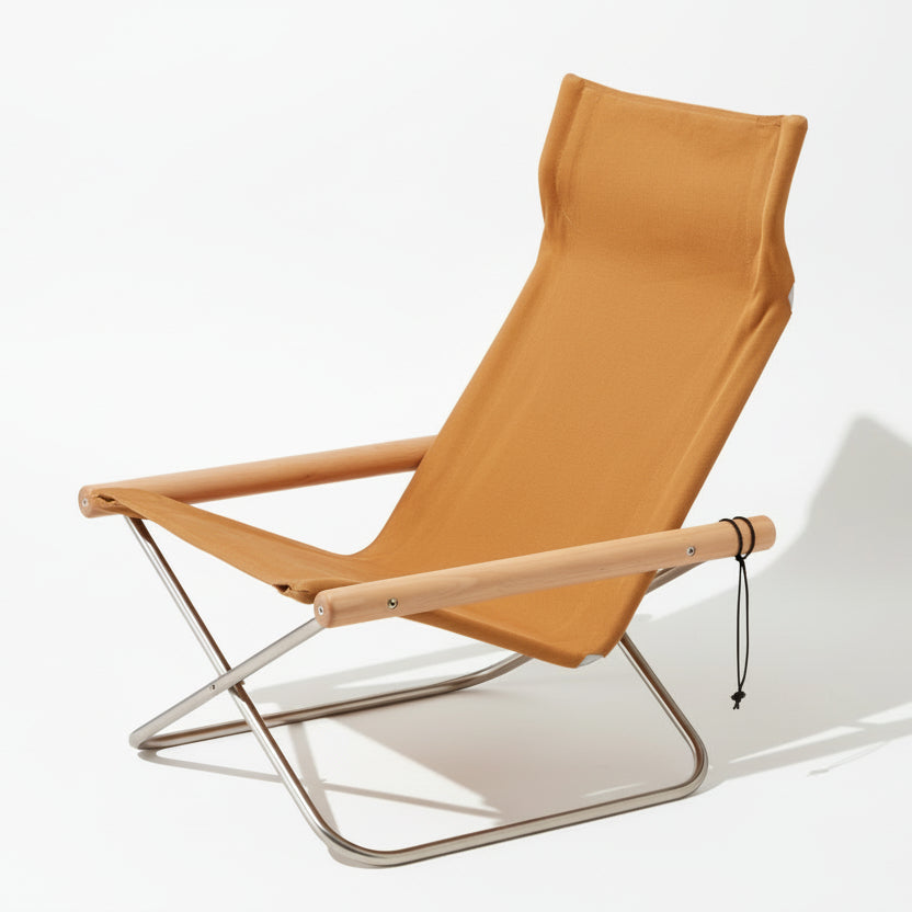 Nychair X Japanese Folding Lounge Chair - Natural Camel