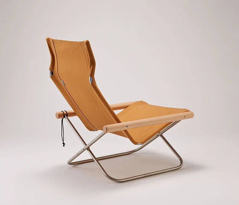 Nychair X Japanese Folding Lounge Chair - Natural Camel