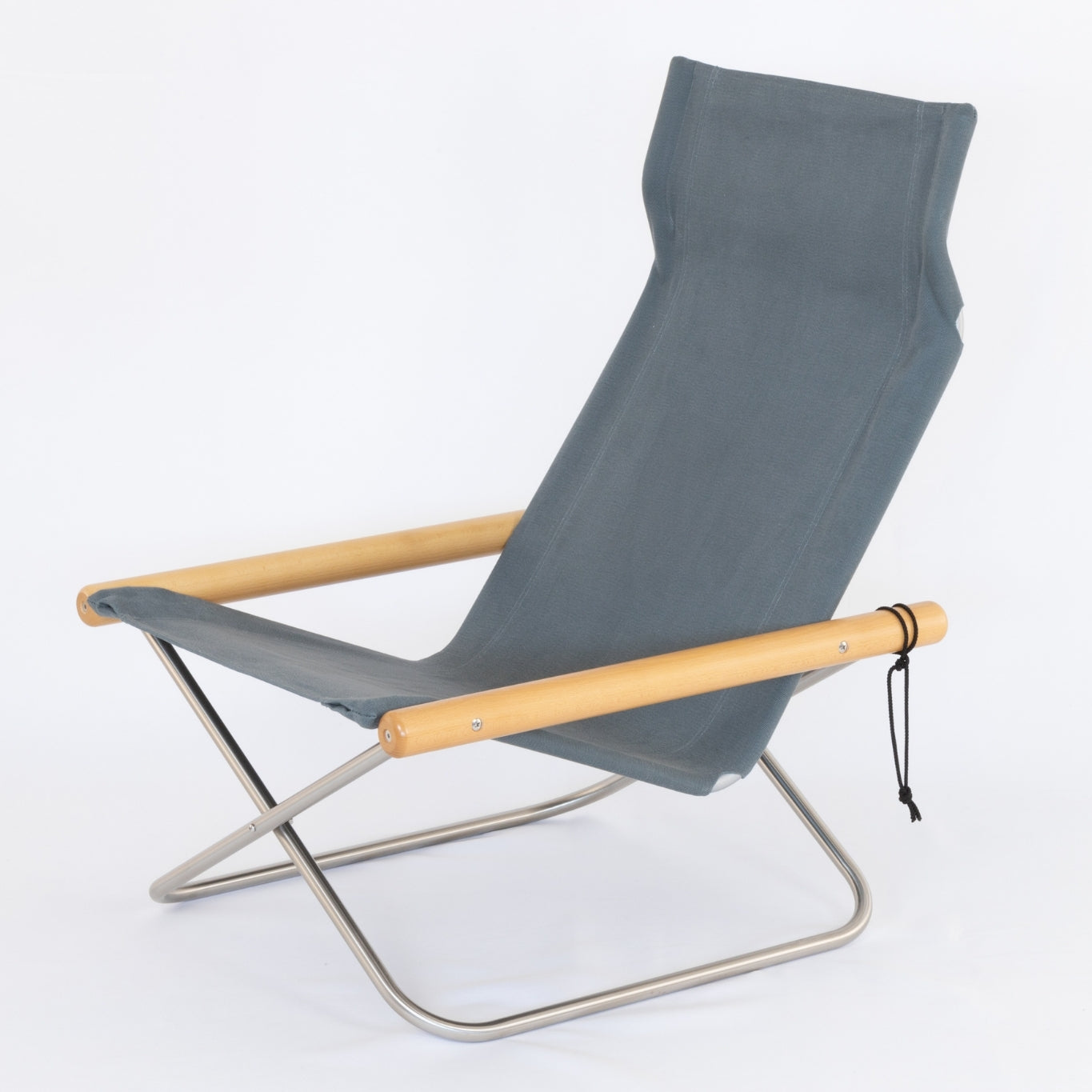 Nychair X Japanese Folding Lounge Chair - Natural Grey