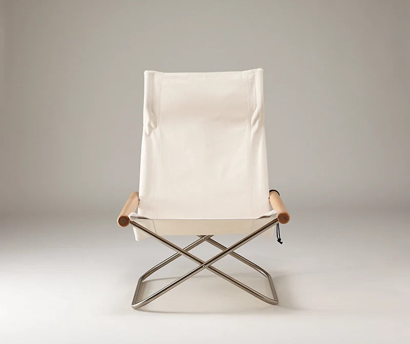 Nychair X Japanese Folding Lounge Chair - Natural White