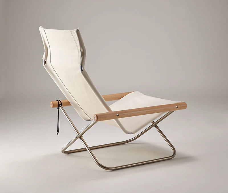 Nychair X Japanese Folding Lounge Chair - Natural White
