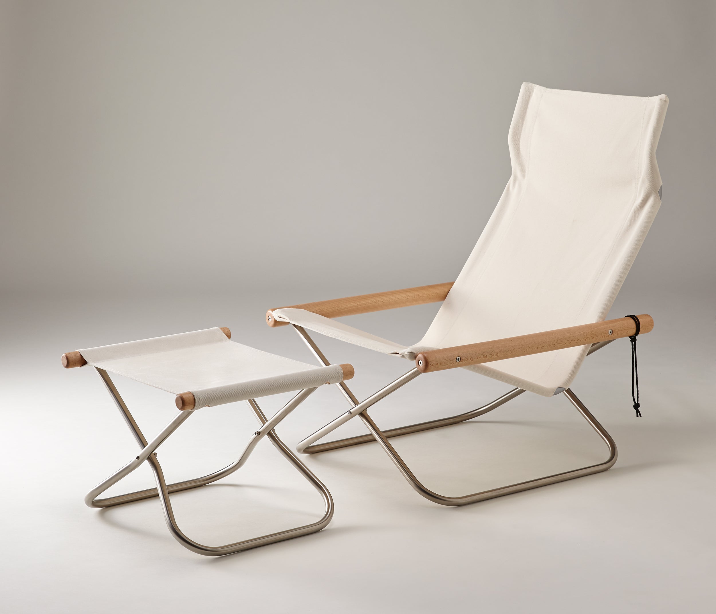 Nychair X Japanese Ottoman - Natural White – Made In Japan UK