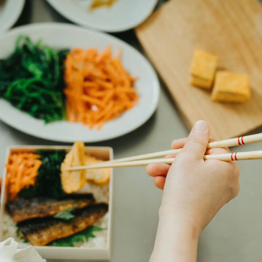 Okaeri Bamboo Cooking & Serving Chopsticks Set - 3 Pairs