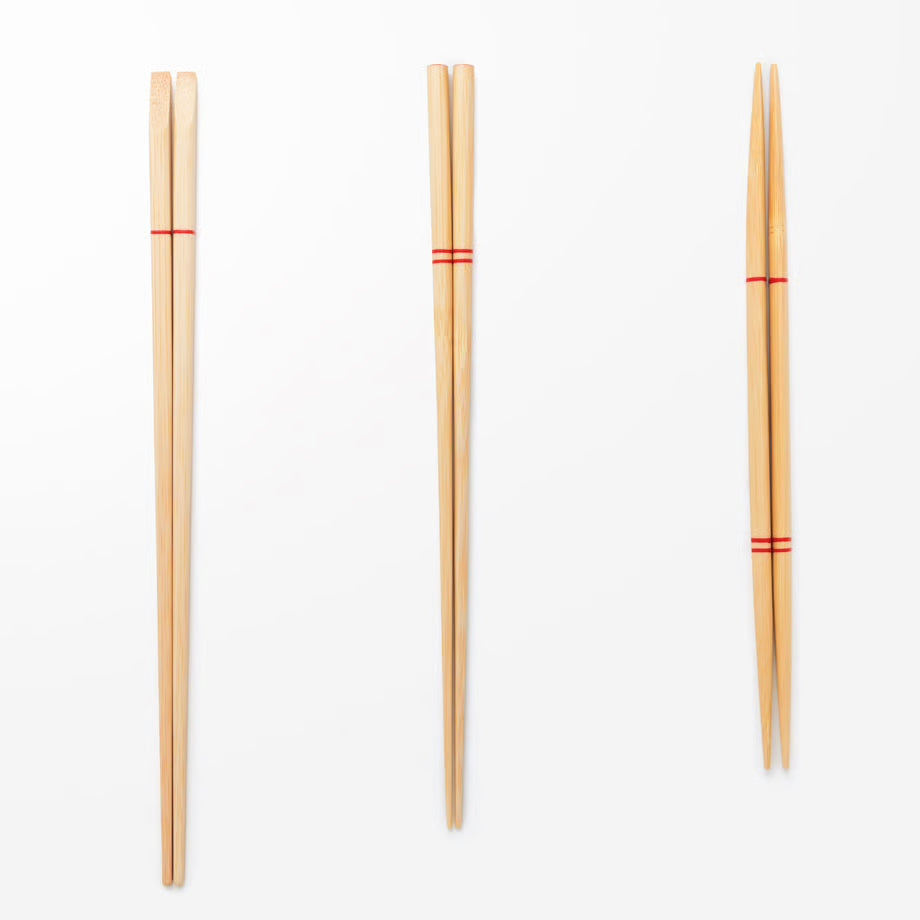 Okaeri Bamboo Cooking & Serving Chopsticks Set - 3 Pairs