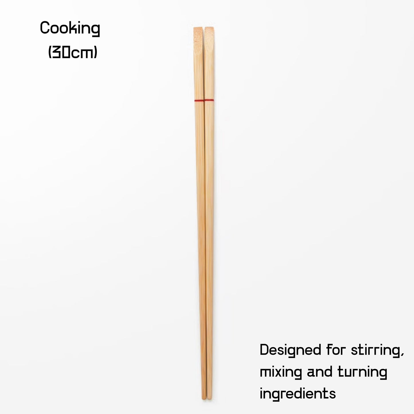 Okaeri Bamboo Cooking & Serving Chopsticks Set - 3 Pairs