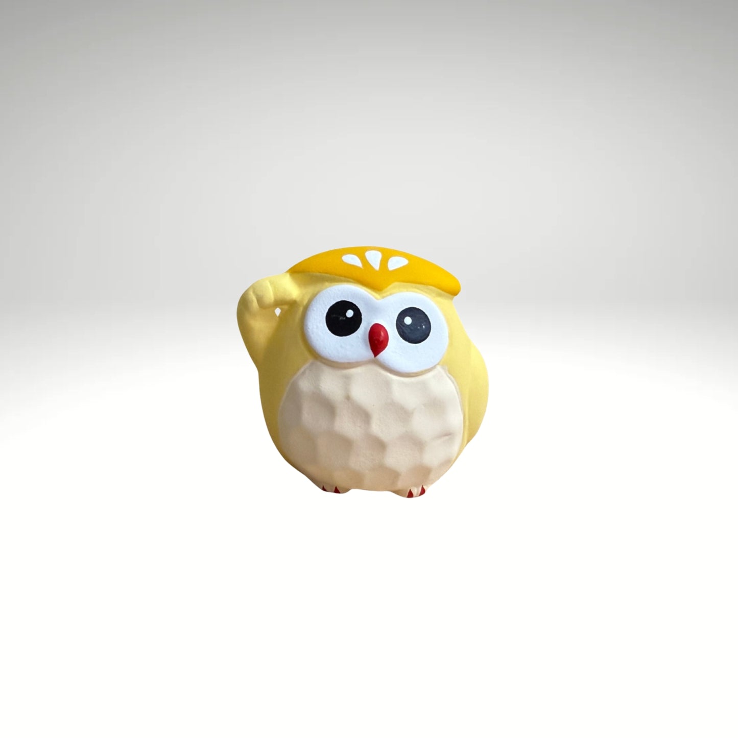 Okimono Lucky Owl - Yellow