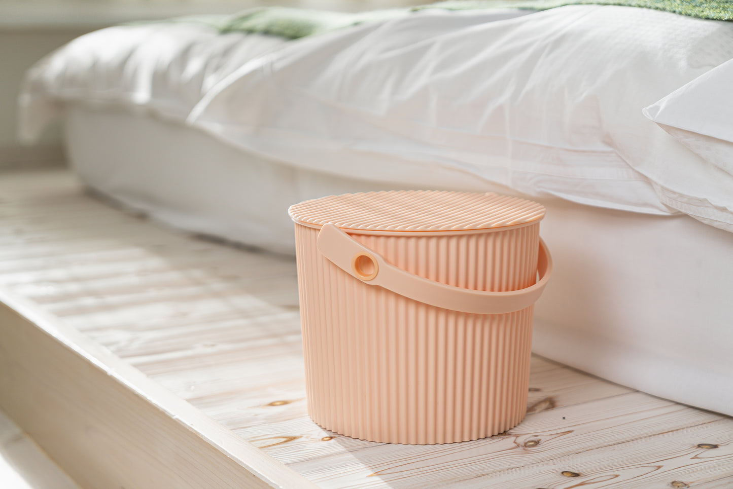 Hachiman Omnioutil S Storage Bucket 8L - Pale Pink