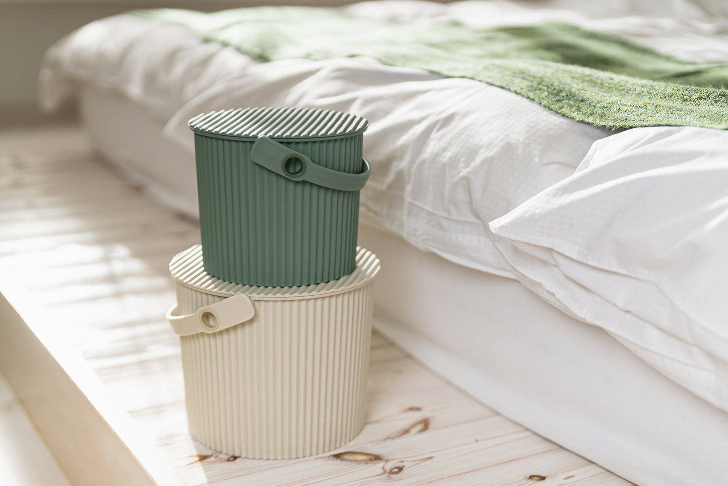 Hachiman Omnioutil mini Storage Bucket 4L - Pale Green
