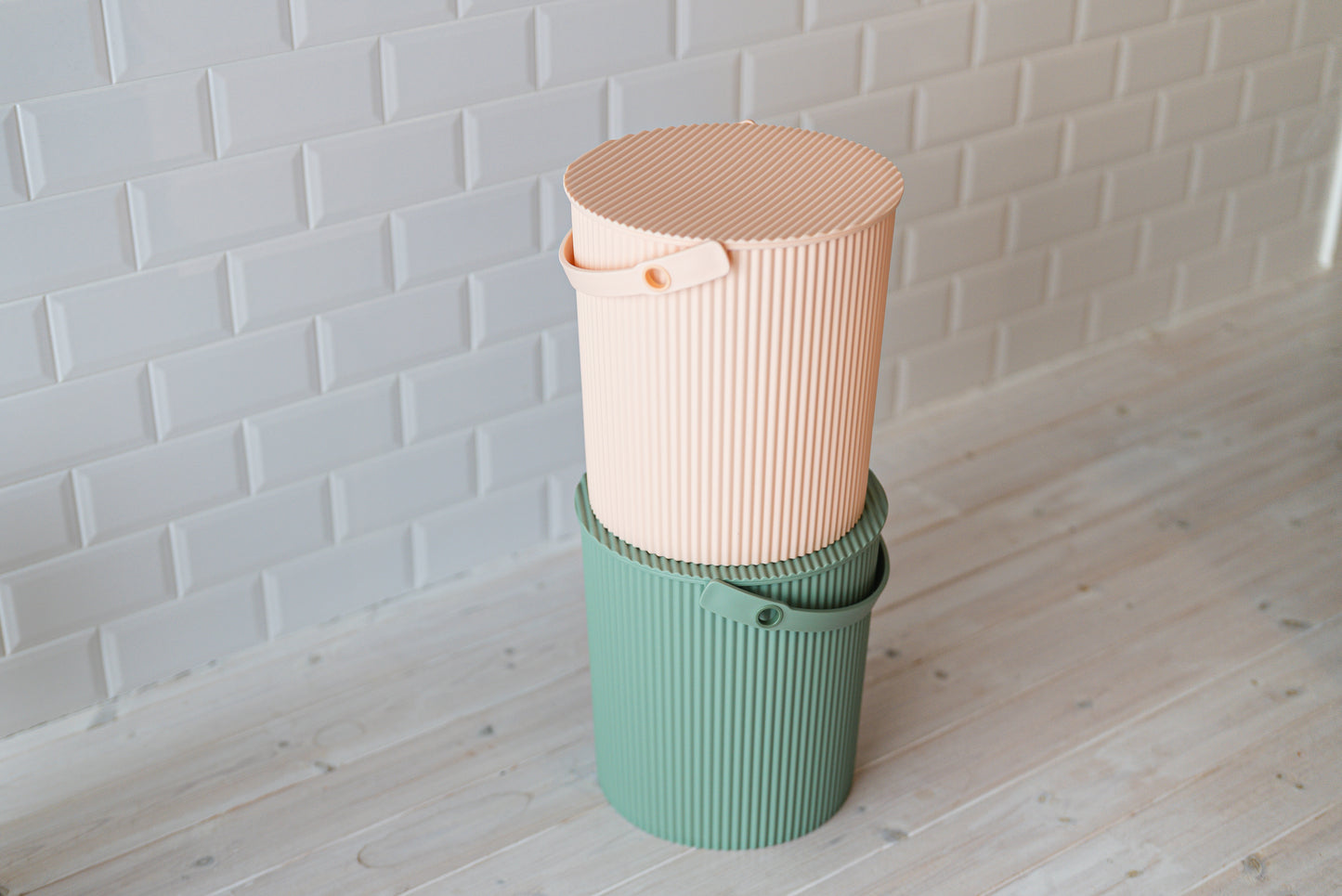 Hachiman Omnioutil baby Storage Bucket 0.7L - Pale Green