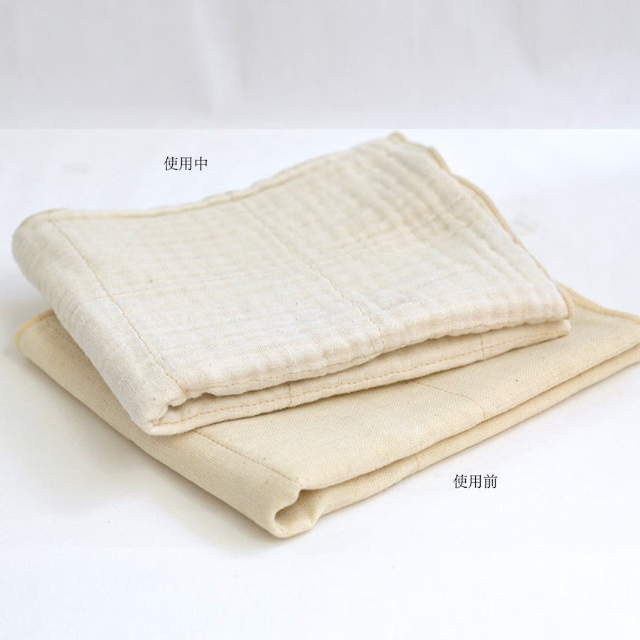Organic Cotton Face Towel - Navy