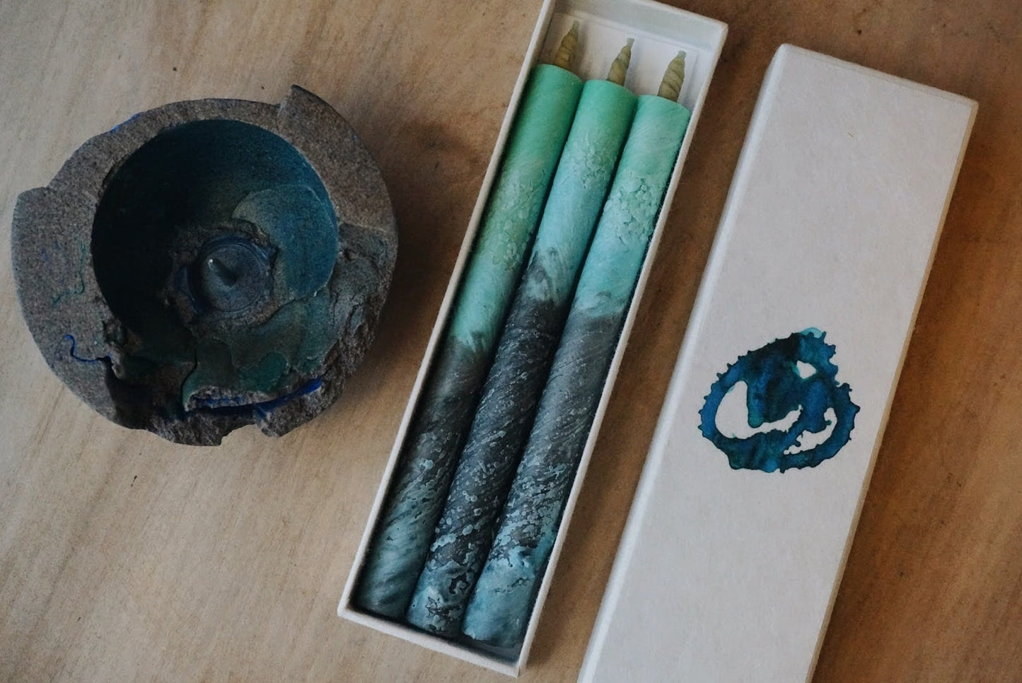 Organic Modern Warosoku Candle - Shiva Starry Sky