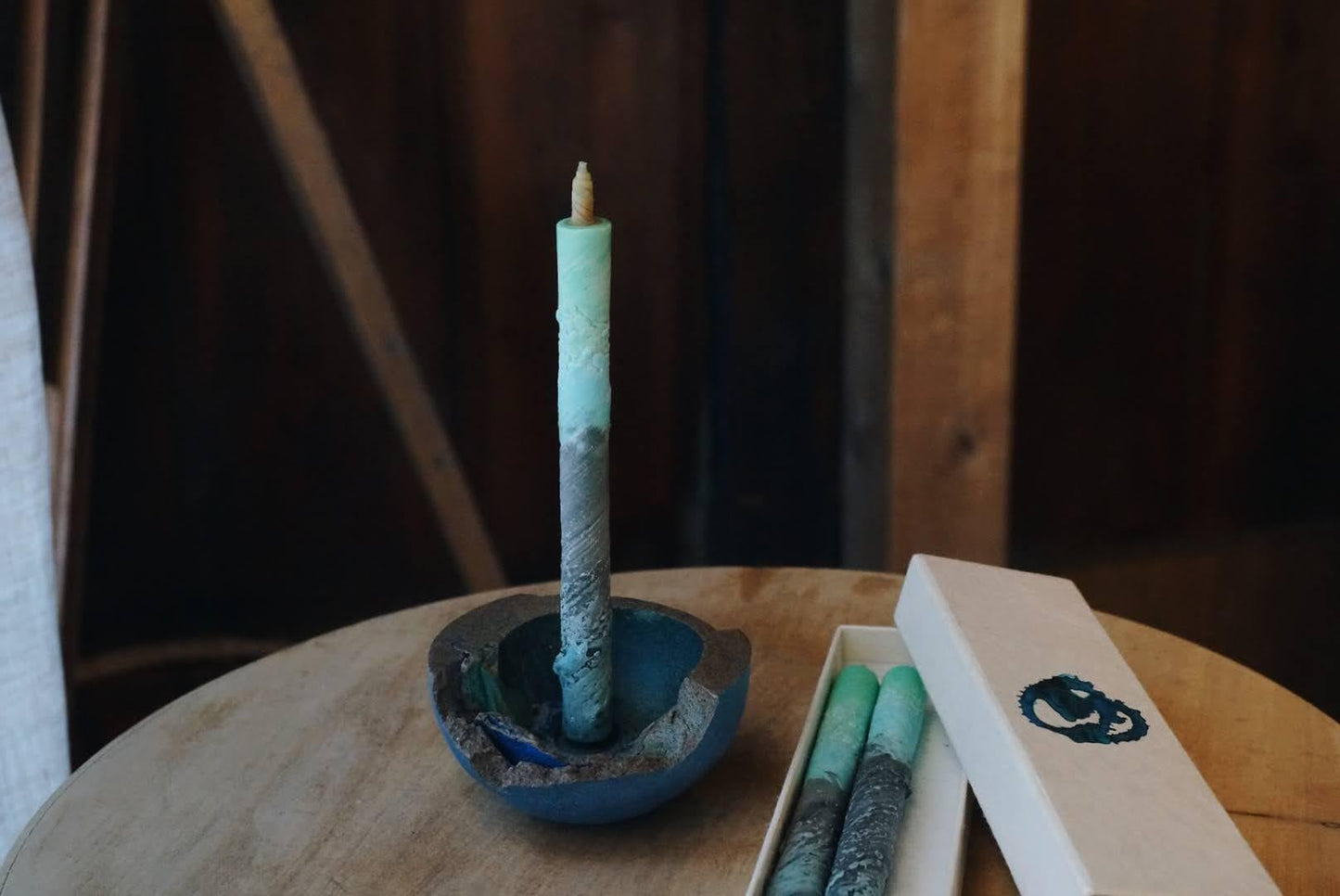 Organic Modern Warosoku Candle Set - Shiva Starry Sky