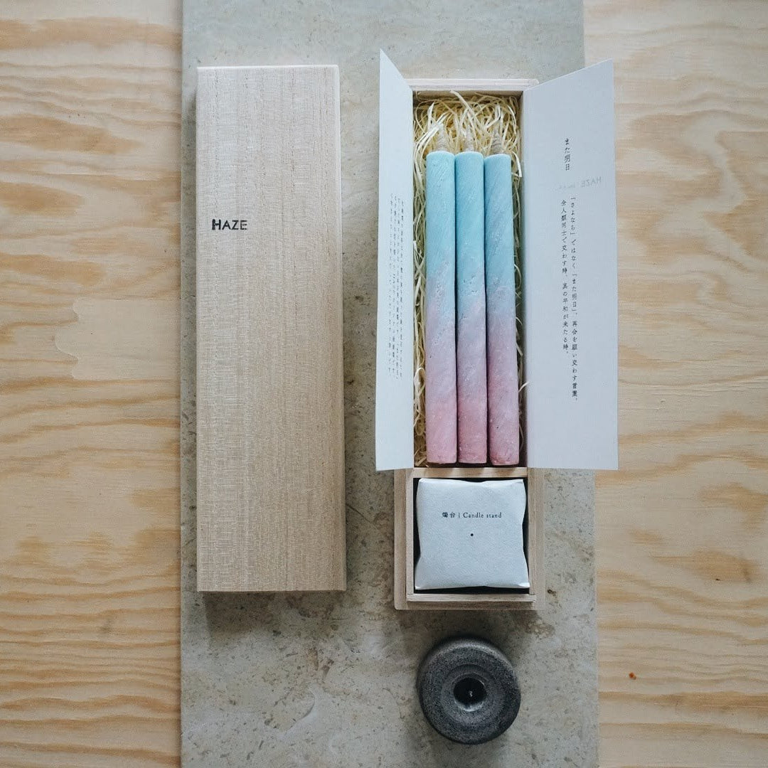 Organic Modern Warosoku Candle Set - See You Tomorrow