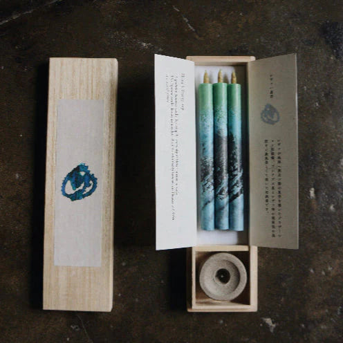 Organic Modern Warosoku Candle Set - Shiva Starry Sky