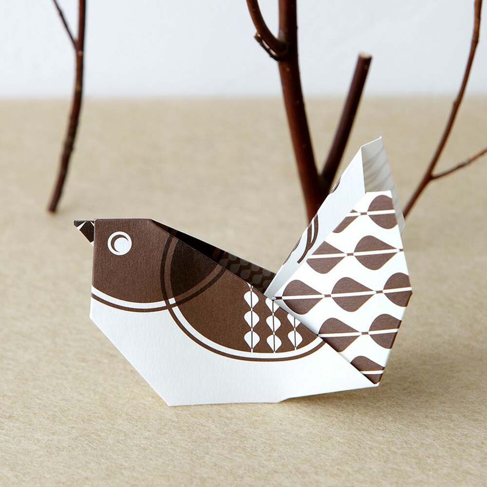 Ori-Hagaki Japanese Geometric Origami Animal Postcard Set